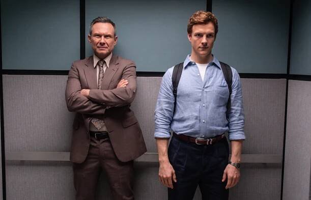 Christian Slater and Patrick Gibson in Dexter: Original Sin
