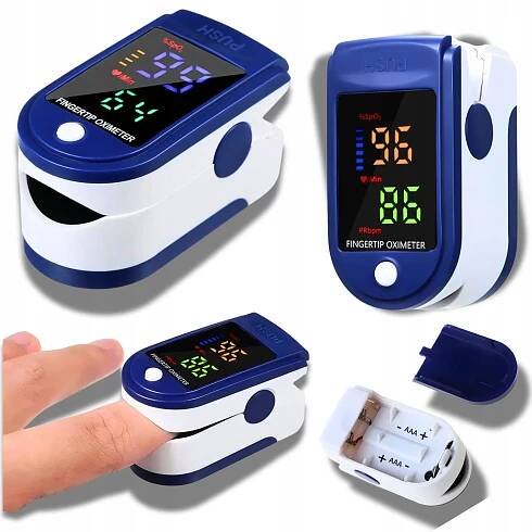 PULZNÍ OXYMETR PRO MĚŘENÍ HLADINY SATURACE A TEPOVÉ FREKVENCE S DIGITÁLNÍM DISPLEJEM