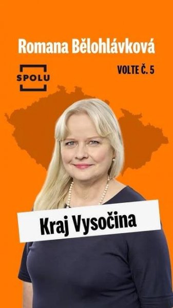 Romana Bělohlávková: Svobodné a prosperující Česko! Volte č. 5 na Vysočině #SPOLU