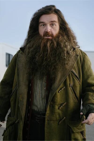 First picture of Nick Frost as Hagrid in HBO's Harry Potter revealed