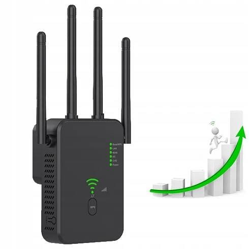 1200 MB/S ZESILOVAČ SIGNÁLU WIFI SÍTĚ 2.4 G/5 G SILNÝ WIFI OPAKOVAČ DOSAHU