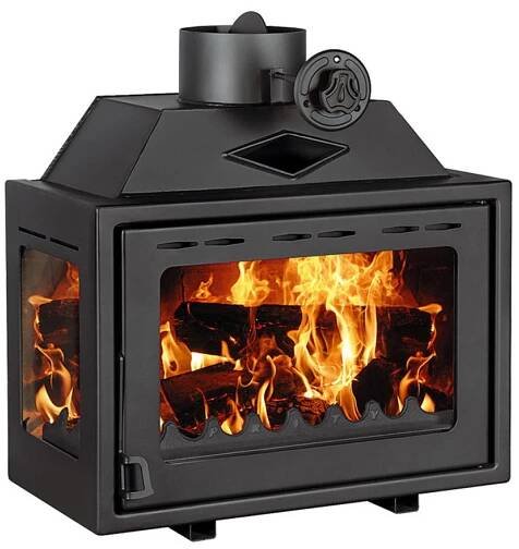 Krbová vložka Prity O, Left,10kw | Vzduchové krby