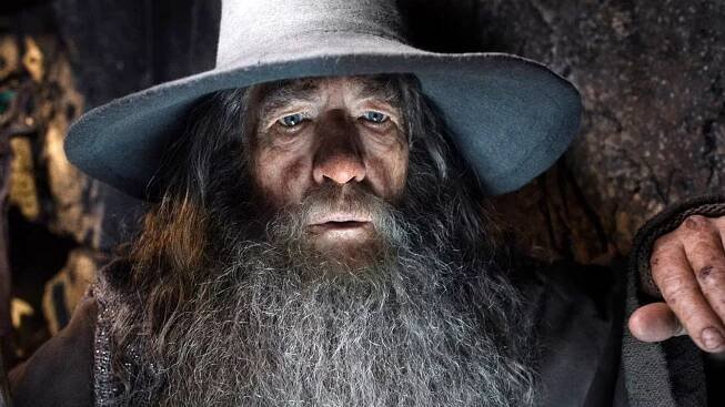 Ian McKellen jako Gandalf