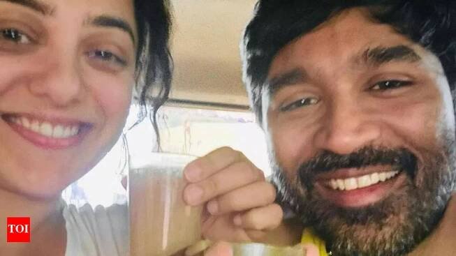 Dhanush and Nithya Menen's picture from 'Idly Kadai' shooting spot confirms the 'Thiruchitrambalam' duo's reunion