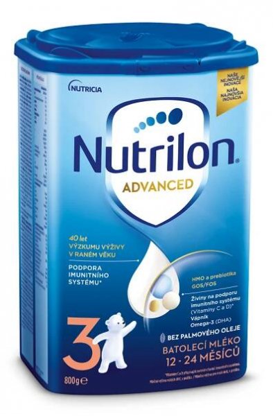 6x NUTRILON 3 Batolecí mléko 800 g, 12+ | feedo.cz