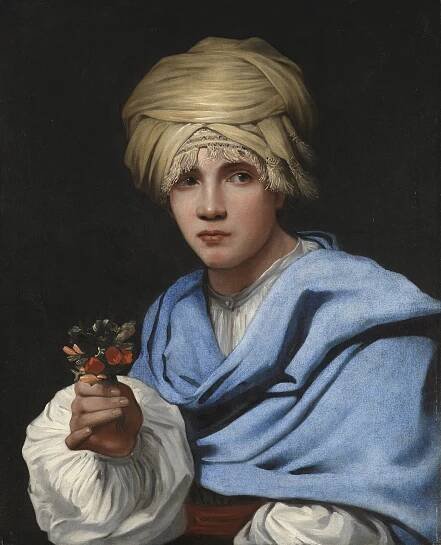 M-00127-Muchacho-con-turbante-y-un-ramillete-de-flores-829x1024