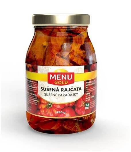 Sušená rajčata 980 g Menu Gold