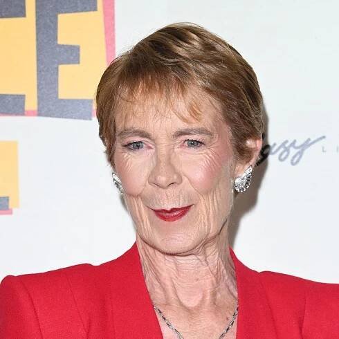 Celia Imrie's polished tailoring is a world away from her Thursday Murder Club character's cosycore style