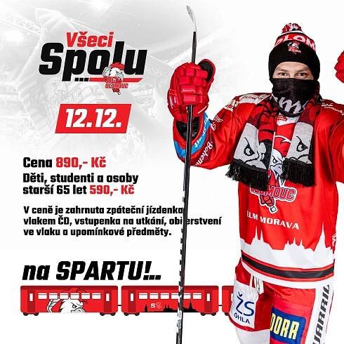 VšeciSpolu vlakem na Spartu! | HC Olomouc