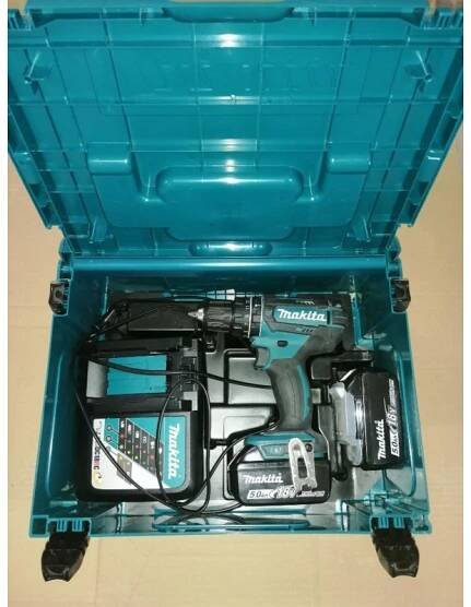 VÝPRODEJ MAKITA DHP482RTJ Aku příklepový šroubovák Li-ion 18V/5,0 Ah PO SERVISE,OPRAVA MOTORU!!