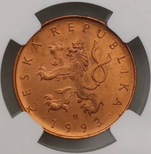 10 Koruna 1993 - Malé Kč - NGC MS67 - TOP! RRR!