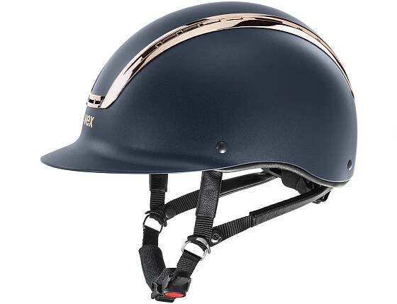 Obrázek produktu pro UVEX jezdecká helma Suxxeed Chrome jezdecká čepice Navy Mat/Coral S - M (55 - 56)