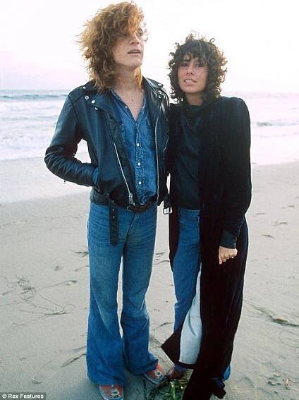Hippy lifestyle: John Paul and his wife Martine on the beach in 1975 six years before he suffered a paralysing drug-induced stroke