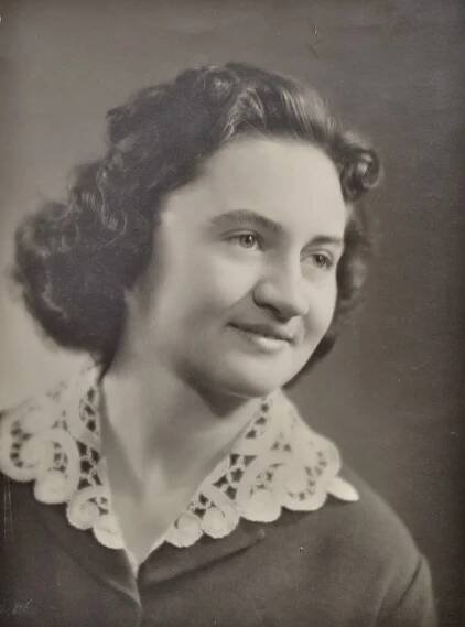 Dobová fotografie, Jana Tauchmanová v roce 1958