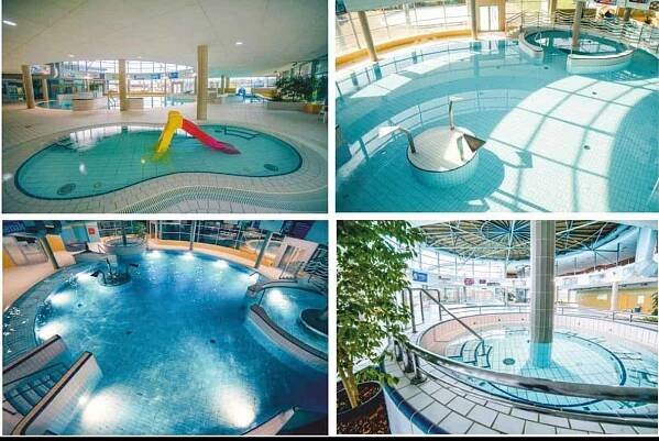 Aquapark Vodní ráj v Jihlavě otevírá krytý bazén druhého září po osmiměsíční rekonstrukci. Opravené jsou šatny, šatní skříňky, sociální zařízení a další. Zdroj: Se svolením Martina Málka