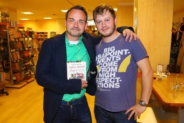 Filip Švarc a Dominik Landsman. Foto Roman Souček