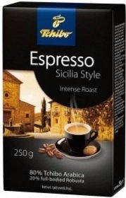 Mletá káva Tchibo Espresso Sicilia Style