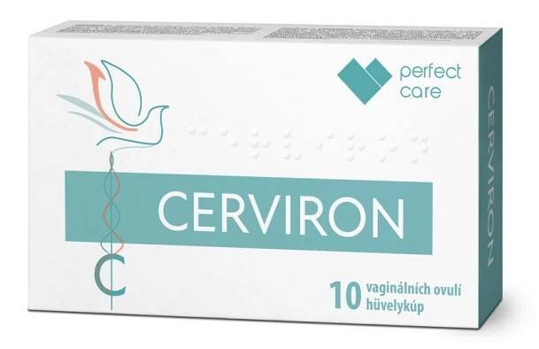 Perfekt Care Manufacturing S. Cerviron 10 vaginálních ovulí