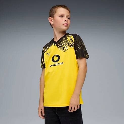 Dětský domácí dres s krátkým rukávem Puma Borussia Dortmund 2025/26