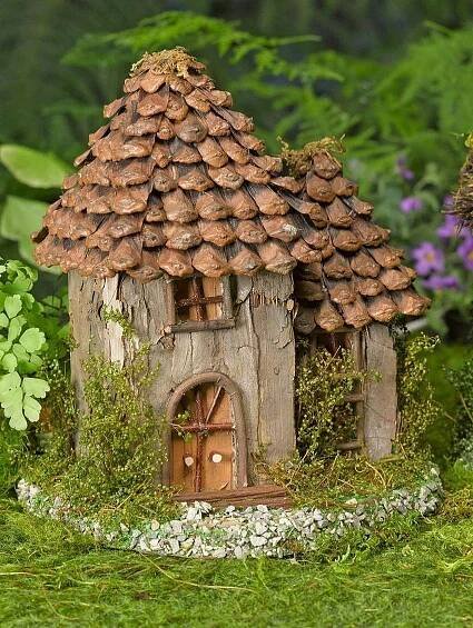 Fairy House - Fairy Garden | Gardener's Supply | Fairy tree houses, Fairy garden houses, Fairy garden diy