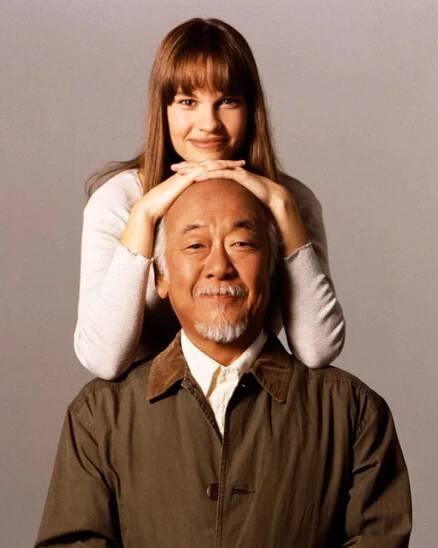 THE NEXT KARATE KID, Hilary Swank, Pat Morita, 1994. (c) Columbia Pictures.