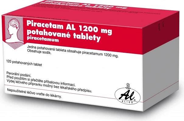 PIRACETAM AL POR 1200MG TBL FLM 120