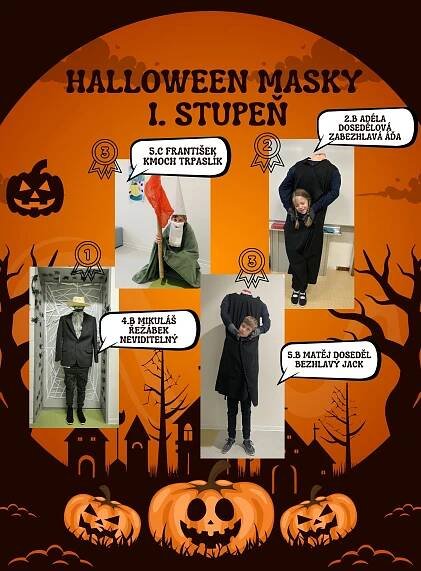 Halloween ve škole | ZŠ Židlochovice