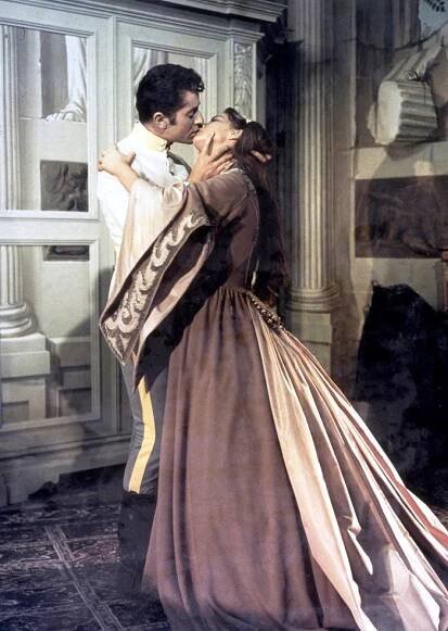 Farley Granger and Alida Valli in Senso directed by Luchino Visconti, 1954