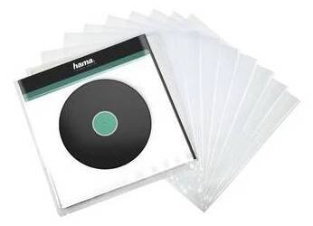 Hama vnější ochranné obaly na gramofonové desky (vinyl/LP), průhledné, 10 ks