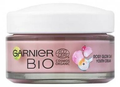 Denní pleťový krém Garnier Bio Rosy Glow 3in1 50 ml