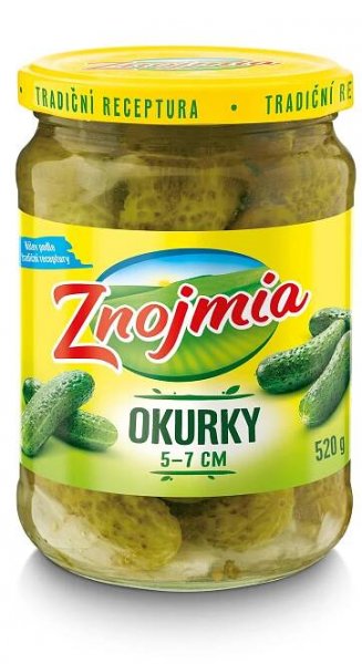 Znojmia Okurky 5-7cm 520g