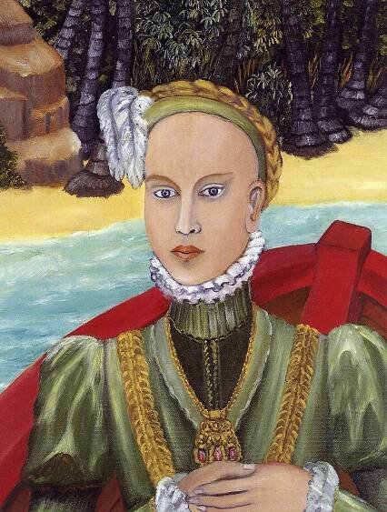 Elizabeth von Hanhalt Berlescht, Princesse Saxonne, 1985