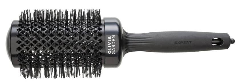 Olivia Garden Expert Blowout Shine Round Brush Black 55 mm
