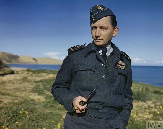 Air Chief Marshal Sir Arthur Tedder on the Italian coast. Later that month he returned to Britain to take up his appointment as Deputy Commander of the Allied Expeditionary Forces then being assembled for the cross-channel invasion.