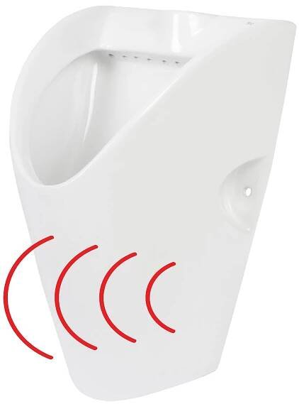Pisoár - Pisar ROCA Chic s automatickým oplachovaním