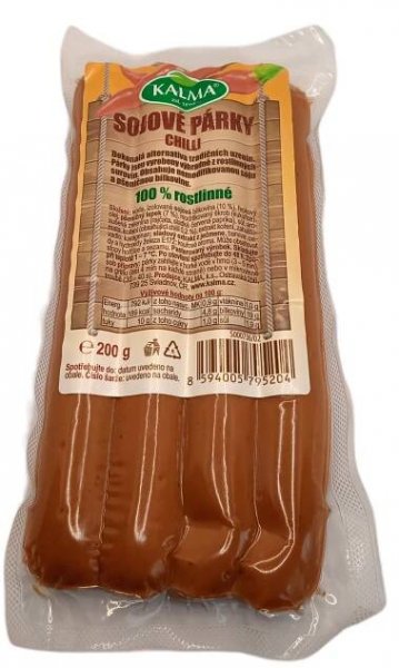 Sojové párky chilli
