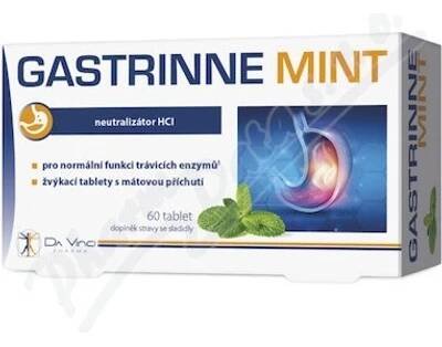 Gastrinne mint Da Vinci Pharma 60 žvýkacích tablet