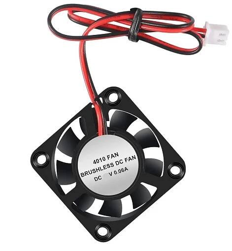 Ventilátor 4010 pro 3D tiskárny, 40x40x10 mm, DC 12V