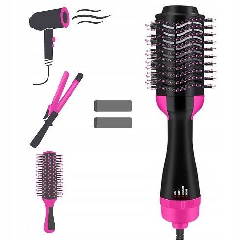 fén KARTÁČ NA STYLING VLASŮ fén NA MODELOVÁNÍ KULMA 4v1 Funkce studený vzduch