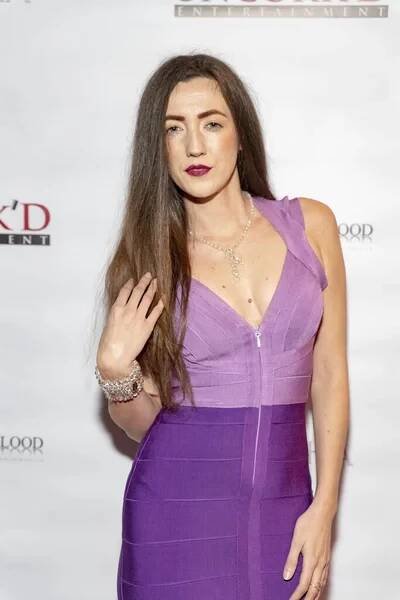 Amber Martinez attends Uncork'd Entertainment's St Agatha Premiere at Fine Arts Theater, Beverly Hills , CA on February 6th, 2019 — Stock Image