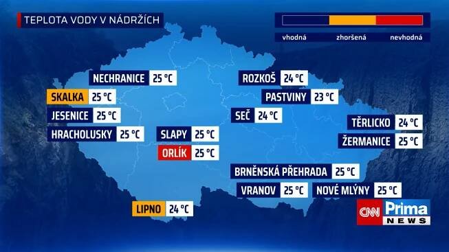 Předpověď počasí 5.8.2023