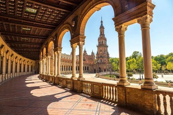Španělské náměstí (Plaza de Espana) — Stock obrázek