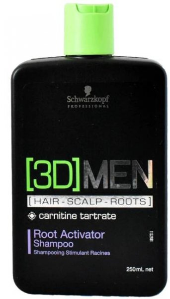 Schwarzkopf Professional [3D] Men Root Activator Shampoo 250 ml