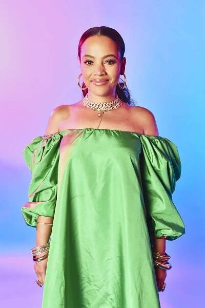 Bianca Lawson (/name/nm0493161) at The IMDb Portrait Studio at the 2022 Film Independent Spirit Awards