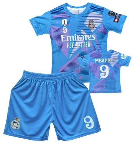 Dětský fotbalový dres komplet Real Madrid - Mbappé MP09