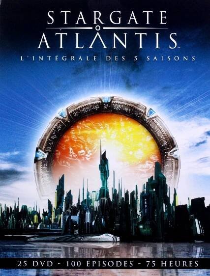 STARGATE ATLANTIS SEASON 1-5 (HVĚZDNÁ BRÁNA: ATLANTIDA) [BOX] [25DVD]