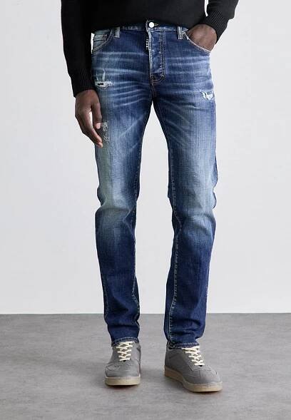 REGULAR - Džíny Slim Fit - navy blue