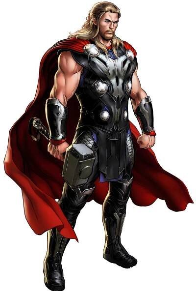 Samolepka na zeď "Thor"  50x70cm