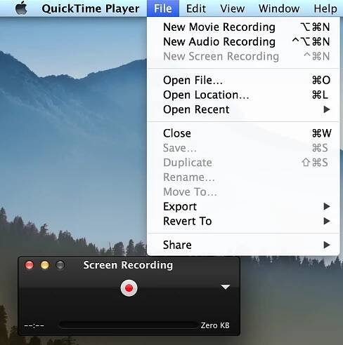 Quicktime Screen Recorder