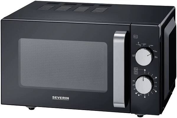 Severin MW 7761 mikrovlnná trouba černá, nerezová ocel 800 W